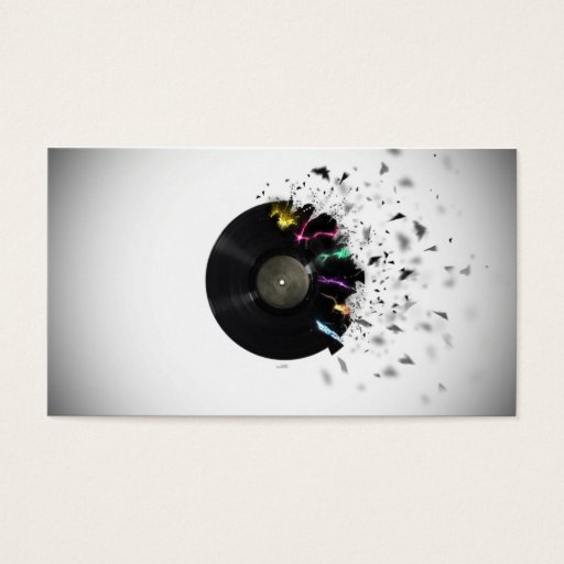 Customizable DJ servies Business Card Templates