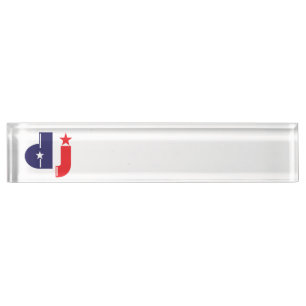 DJ sign Desk Name Plate