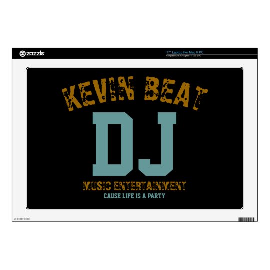 dj skins for 17" laptops | Zazzle.com