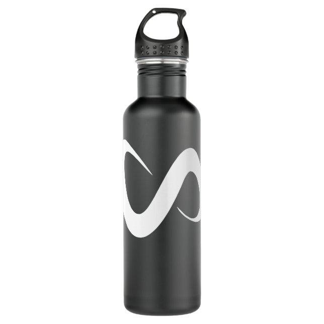 DJ Snake Logo Classic T Shirt Stainless Steel Water Bottle (Front)