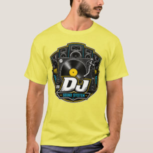 DJ Sound System Graphic T-Shirt