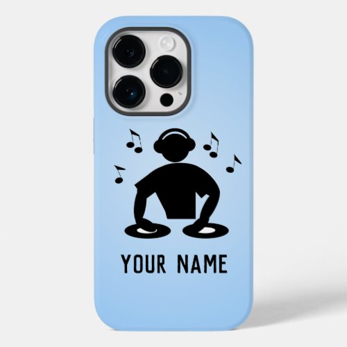 DJ Spinning Records Disc Jockey for your name Case_Mate iPhone 14 Pro Case