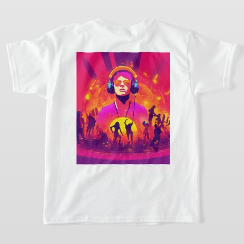 DJ Stayl Spinning Beats Creating Vibes T_Shirt