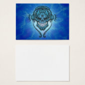 DJ Sugar Skull, blue lightning (Front & Back)