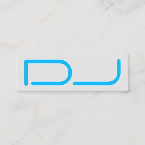 DJ tag giant stand out logo style