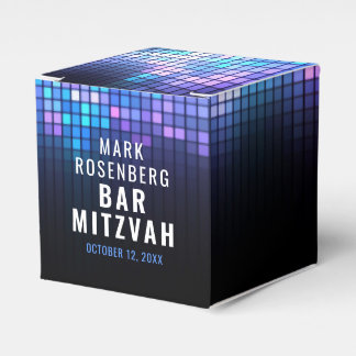 DJ Techno Dance Party Bar Mitzvah Favor Boxes
