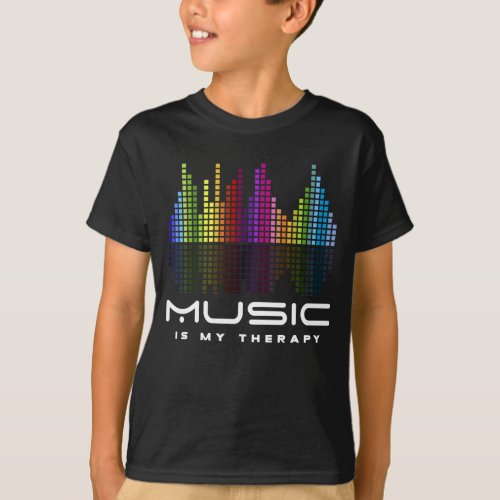 DJ Techno Therapy Music Equalizer edm Party T_Shirt