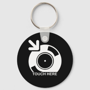 DJ Touch Here Keychain