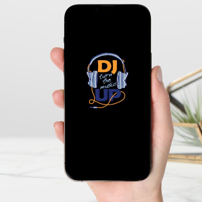 DJ turn the music up Card (Front Digital)