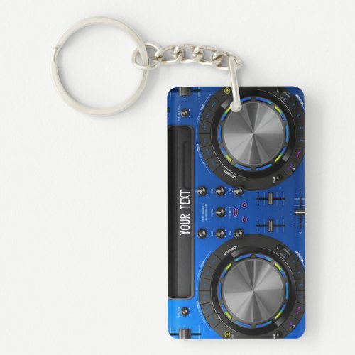 DJ turntable Acrylic Keychain