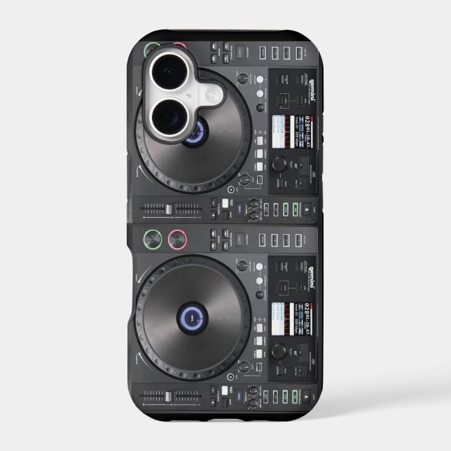 DJ Turntable Iphone Case (Back)
