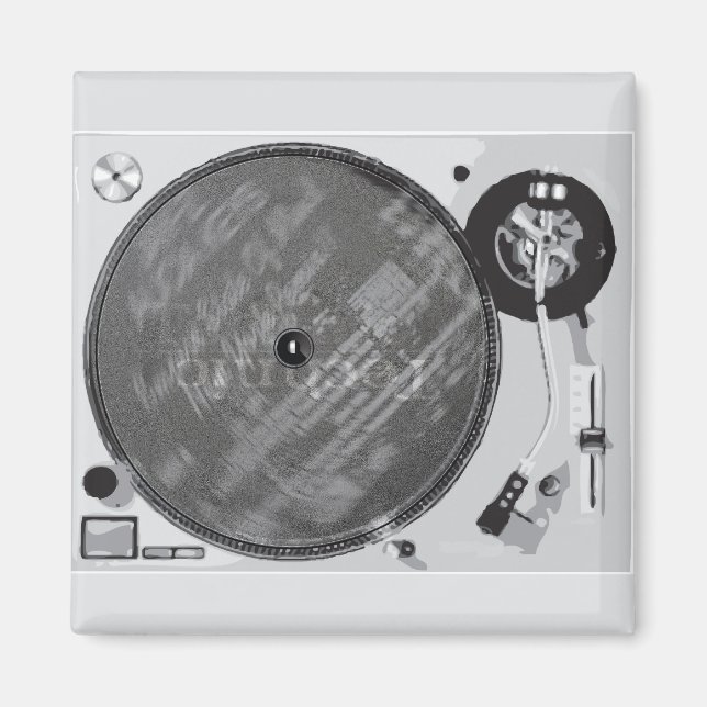 DJ Turntable Magnet (Front)