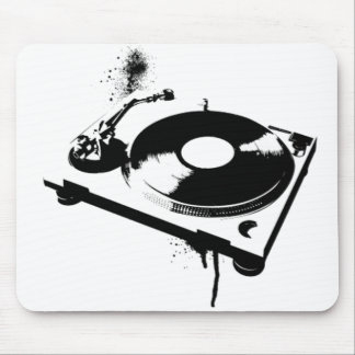 DJ Turntable Mouse Pad | Ibiza House Music Gifts