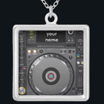 DJ turntable necklace<br><div class="desc">DJ turntable necklace</div>
