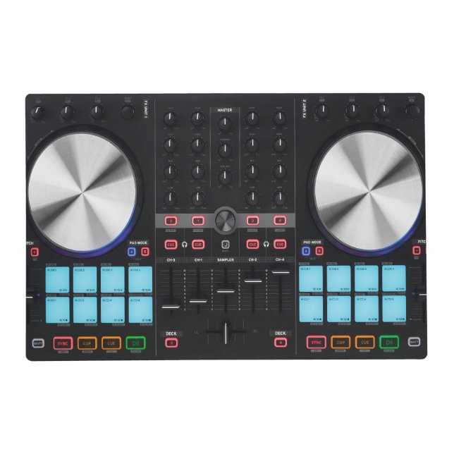 DJ Turntable paper placemat (Front)