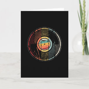 DJ Turntable record for vinyl listeners Card