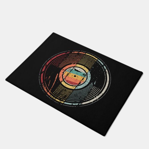 DJ Turntable record for vinyl listeners Ceramic Doormat