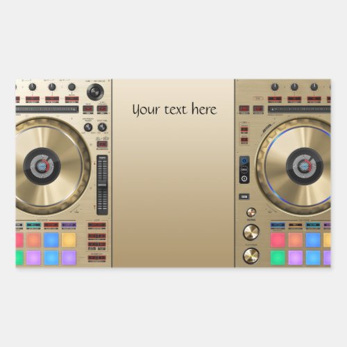 DJ turntable Sticker