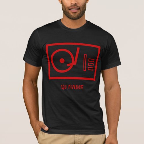 DJ turntable T_Shirt