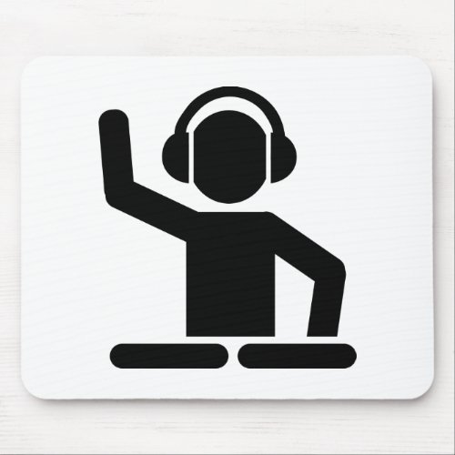 DJ Turntables Mouse Pad