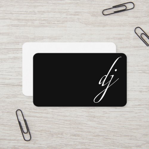 DJ Turntablist Disc Jockey Business Card