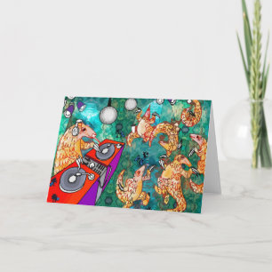 DJ Turntablist Pangolin Card