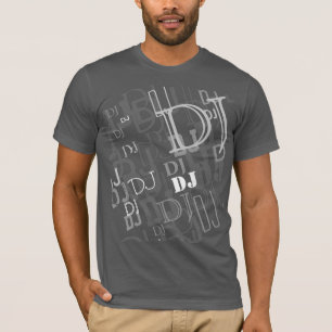 DJ typography pattern T-Shirt