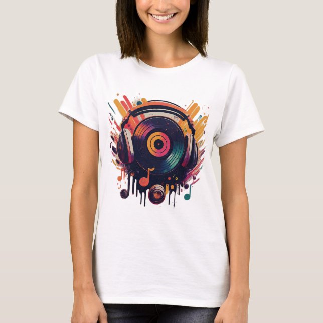 DJ Vibes Best T-shirt design (Front)