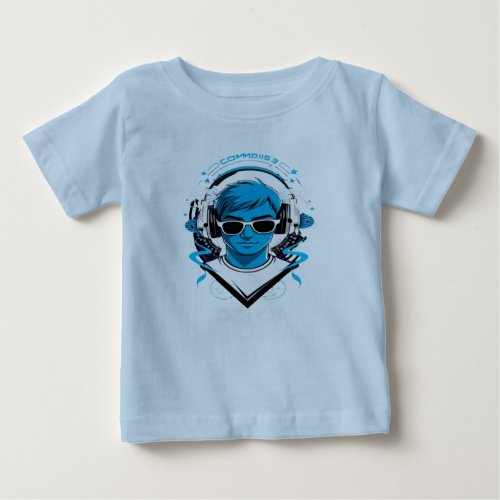 DJ Vibes Sticker Collection Baby T_Shirt