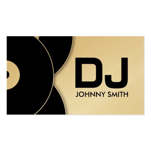 DJ Vinyl Record Music Business Card Pack Of Standard Business Cards