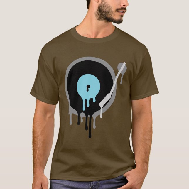 DJ Vinyl Turntable T-Shirt (Front)