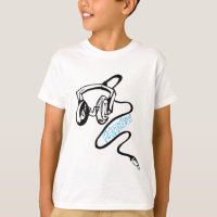 DJ your namE kids t shirt