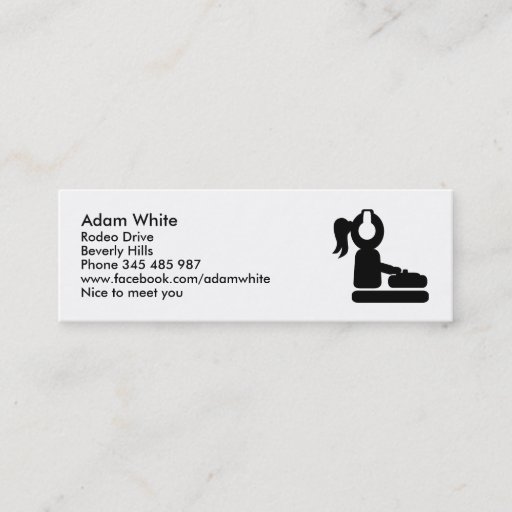 Customizable Djane Business Card Template