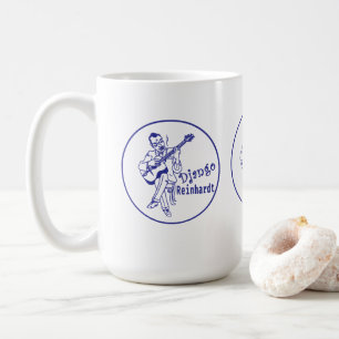 'Django Reinhardt' Drawing Logo Coffee Mug