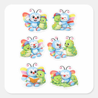 DJB From Egg to Caterpillar Stickers
