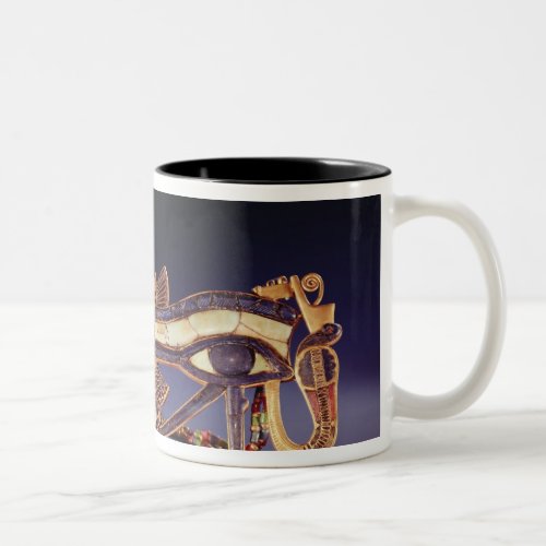 Djed pillar pectoral and wedjet eye pectoral Two_Tone coffee mug