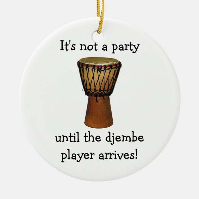DJEMBE Christmas ornament (Front)