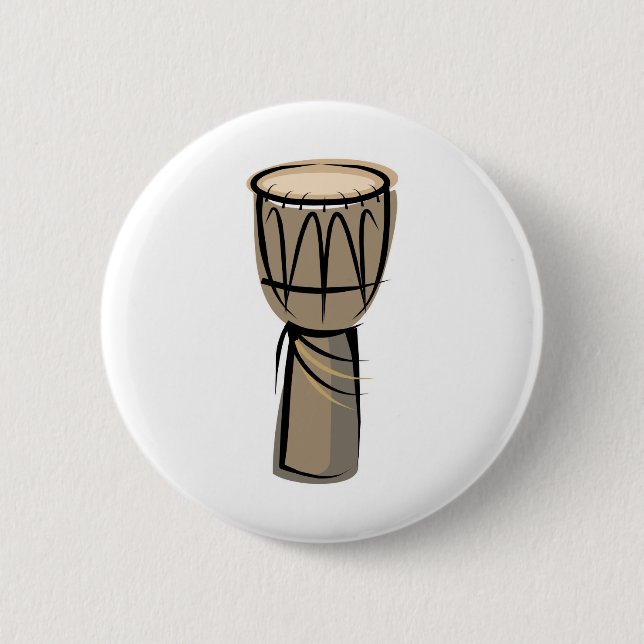 djembe drum button (Front)