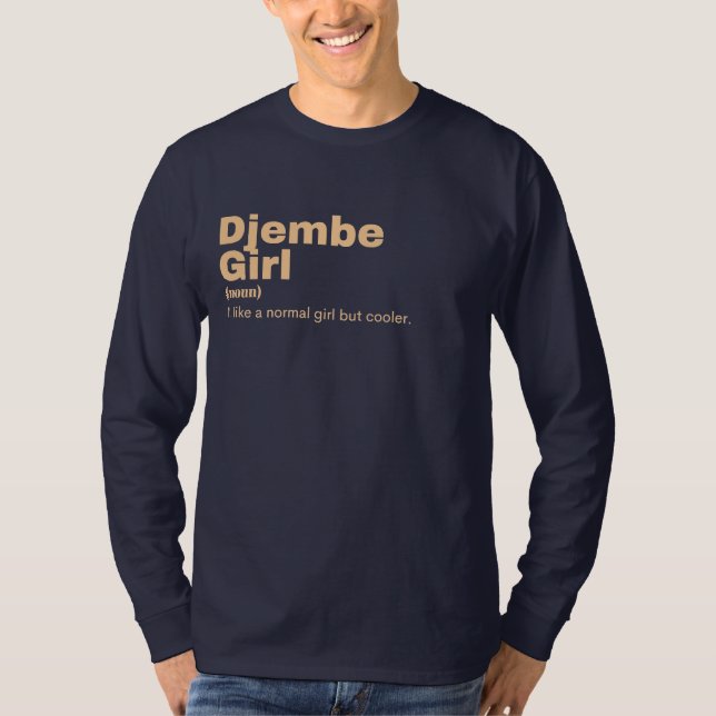 Djembe Girl - Djembe T-Shirt (Front)