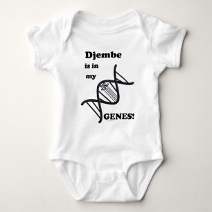 Djembe Is In My Genes! Baby Bodysuit