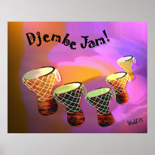 Djembe Jam Poster