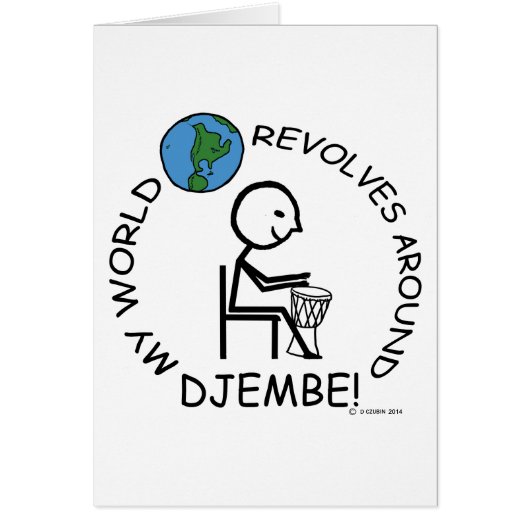 Djembe - World Revolves Around Cards (Front)