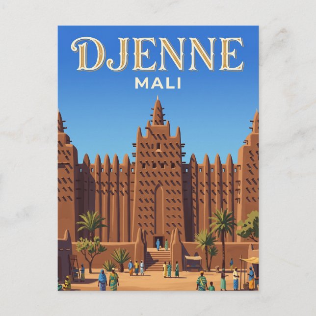 Djenné Old Towns Mali Postcard (Front)
