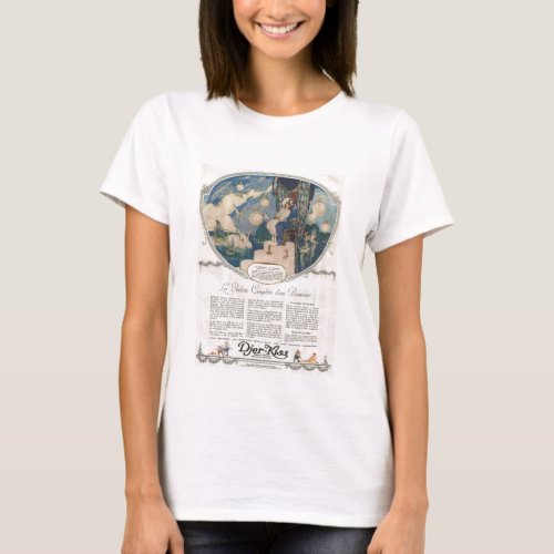 Djerkiss Romantic French Perfume Ad T_Shirt