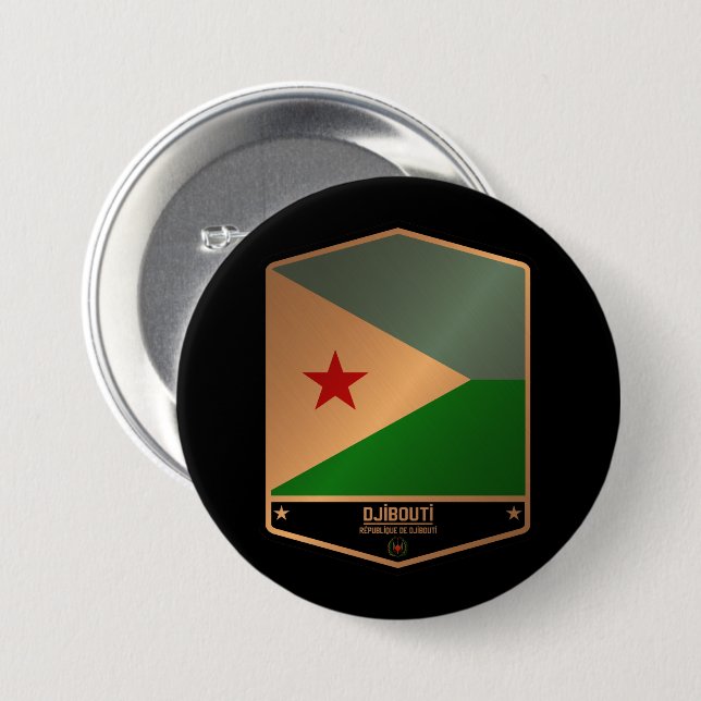 Djibouti Button (Front & Back)