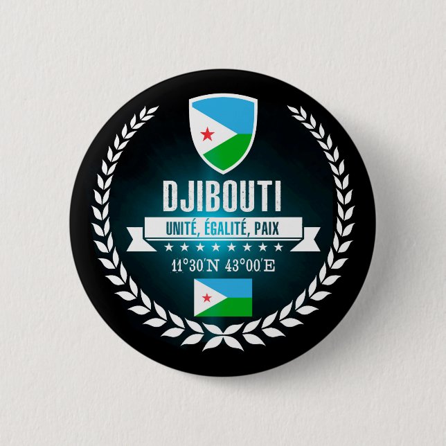 Djibouti Button (Front)
