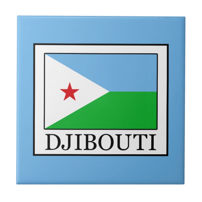 Djibouti Ceramic Tile (Front)