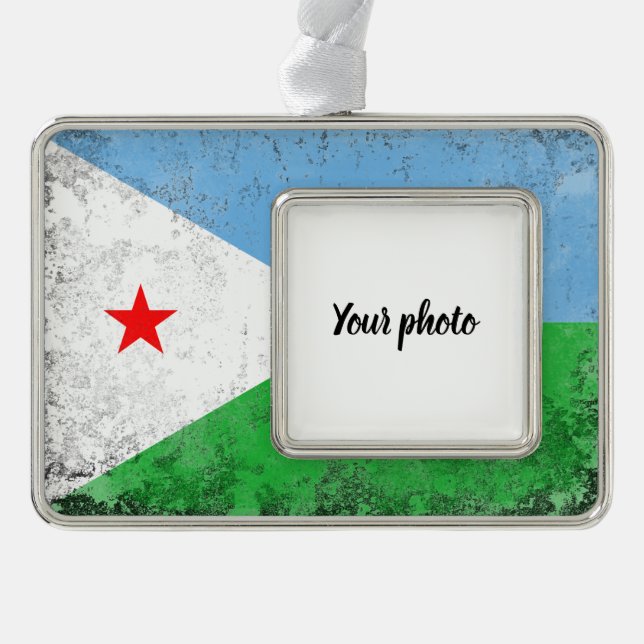 Djibouti Christmas Ornament (Front)