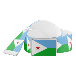 Djibouti Flag Belt