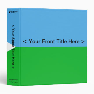 Djibouti Flag Binder